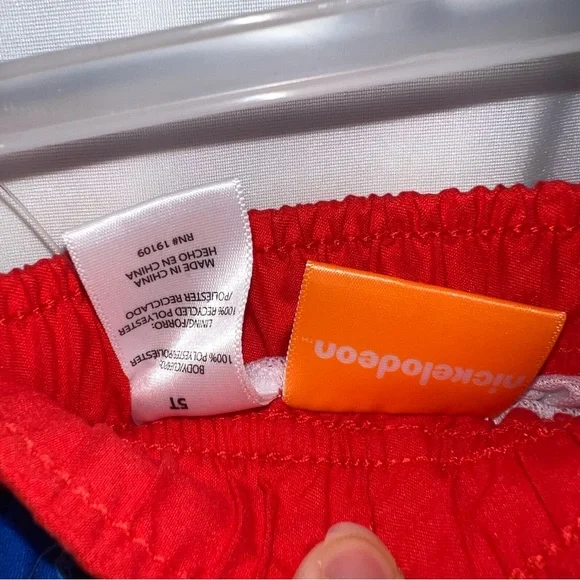 Paw Patrol Blue and White Rashguard Swim Set Boys 5T Trunks NWOT - Picture 7 of 8